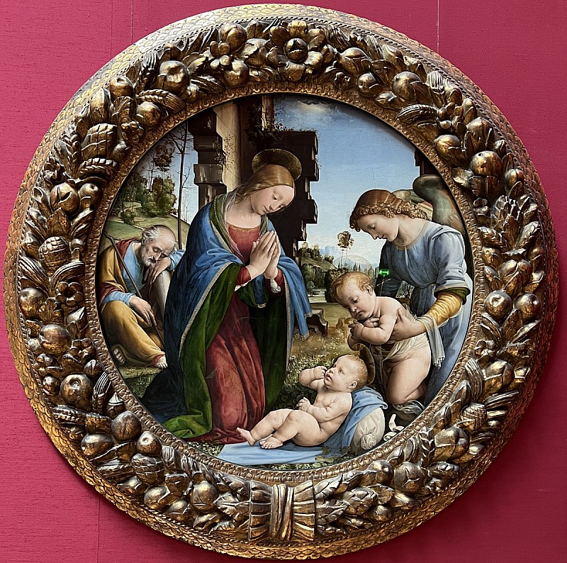 Fra Bartolomeo — L'Adoration de l'Enfant Jésus 1495